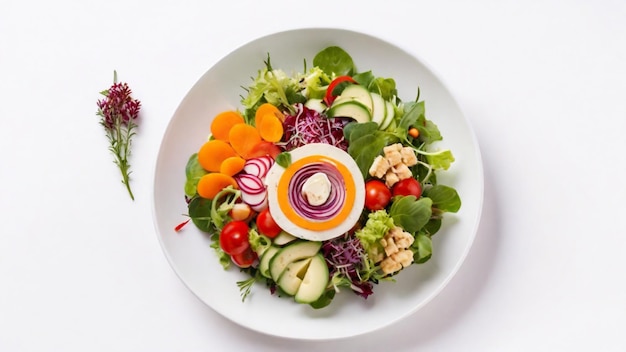 farfurie cu preparat colorat